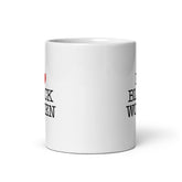 I Love Black Women White Glossy Mug